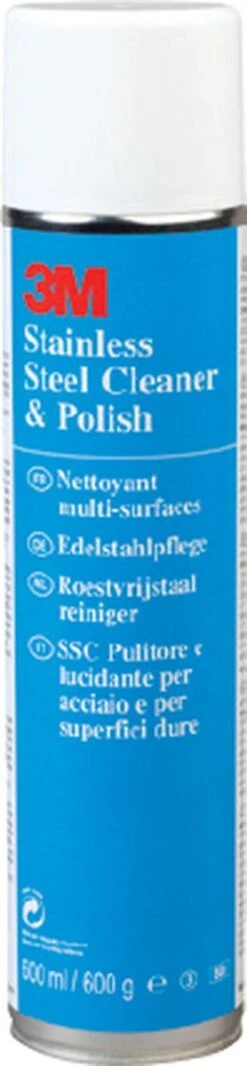 3M RVS Reiniger - 600 Ml -Levensrandproducten 278x1200 1