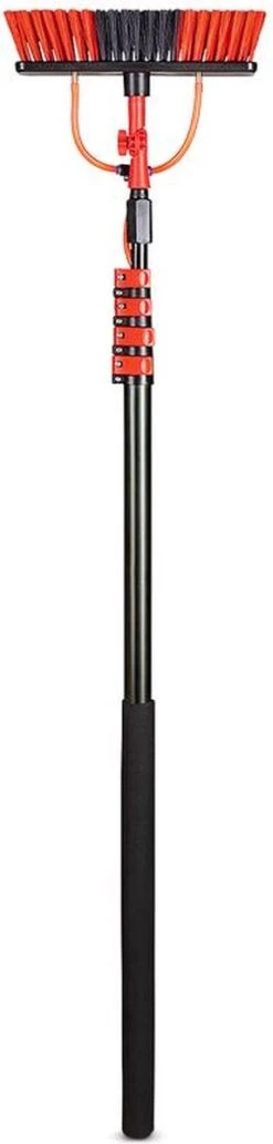 Telescoopsteel Met Borstel 6 Delige Set – Telescoop Met Borstel - Telescoopsteel Ramenwassen – Uitschuifbaar Tot 4,6 Meter - Met Zeepdispenser -Levensrandproducten 287x1200