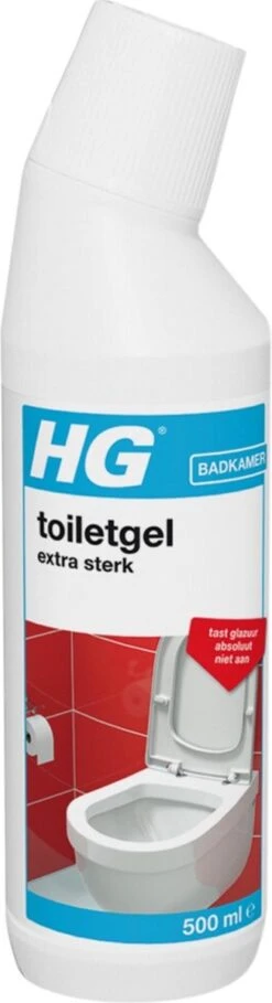 HG Toiletgel Extra Sterk - 500ml - Verwijdert De Hardnekkigste Aanslag - Tast Niet Glazuur, Roestvrijstaal En Chroom Niet Aan - Biologisch Afbreekbaar -Levensrandproducten 326x1200 2