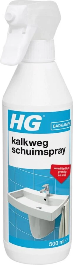 HG Kalkweg Schuimspray - 500ml - 100% Glans - Verwijdert En Voorkomt Kalk - Biologisch Afbreekbaar -Levensrandproducten 331x1200 3