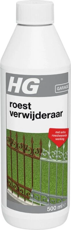 HG Roestverwijderaar - 500 Ml - Verwijdert Roest Zonder Schuren - Roestwerende Werking -Levensrandproducten 373x1200 3
