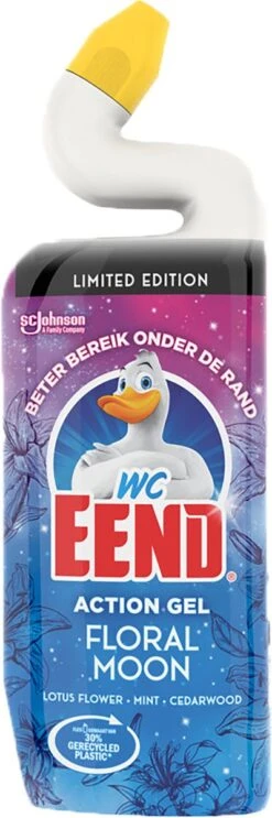 WC Eend Toiletreiniger Action Gel Floral Moon - 6x 750 Ml - Voordeelverpakking 8 WC Eend Toiletreiniger Action Gel Floral Moon - 6x 750 Ml - Voordeelverpakking -Levensrandproducten 399x1200 1