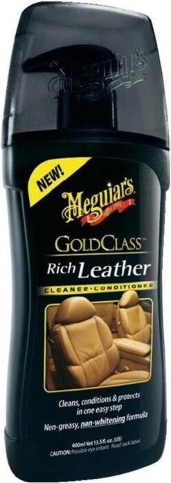 Meguiars G17914 Gold Class Rich Leather Cleaner & Conditioner 400ml