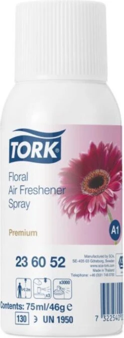 Tork Navulling Voor Luchtverfrisser Bloemen Systeem A1 Flacon Van 75 Ml -Levensrandproducten 442x1200