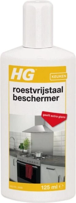 HG Roestvrijstaal Beschermer - 125ml - Snel En Eenvoudig - Laat RVS Weer Glanzen -Levensrandproducten 450x1200 2