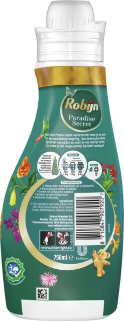 Robijn Collections Paradise Secret Wasverzachter - 8 X 30 Wasbeurten - Voordeelverpakking -Levensrandproducten 464x1200