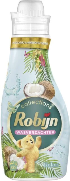 Robijn Collections Kokos Wasverzachter - 8 X 30 Wasbeurten - Voordeelverpakking -Levensrandproducten 468x1200 1