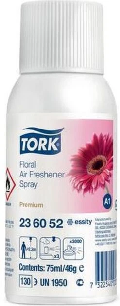 Tork Navulling Voor Luchtverfrisser Bloemen Systeem A1 Flacon Van 75 Ml -Levensrandproducten 470x1200