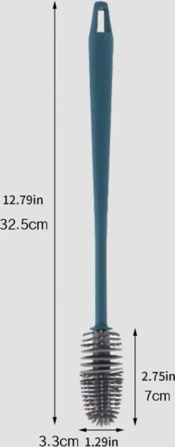 Afwasborstel Voor Lange Glazen Siliconen/ Flessenborstel / Siliconen Borstel Beker Glazen Vaas/ Baby Flessenborstel / Duurzame Afwasborstel / Afwasborstel Voor Lange Glazen / Reinigingsborstel / Siliconen Afwasborstel/ Fles Borstel -Levensrandproducten 471x1200 1