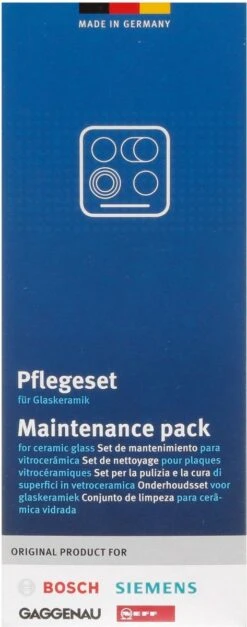 Bosch / Siemens Kookplaat Onderhoudsset - Onderhoudsset Voor Keramische Oppervlakken -Levensrandproducten 473x1200