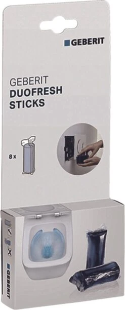 Geberit DuoFresh Sticks - 96 Stuks - Voordeelverpakking - Toilet/WC Blokjes Inbouwreservoir -Levensrandproducten 484x1200 4