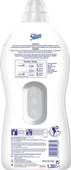 Silan Sensitive Wasverzachter - Baby En Gevoelige Huid - Grootverpakking - 54 Wasbeurten -Levensrandproducten 505x1200