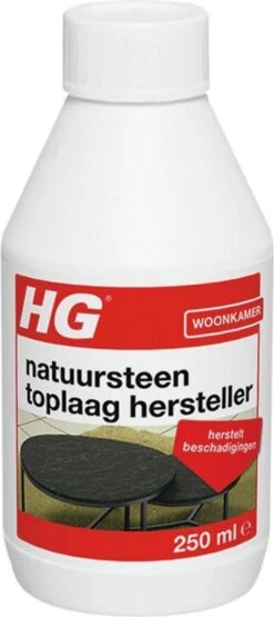 HG Natuursteen Toplaag Hersteller - 250 Ml - Herstelt Beschadigingen - Voor Marmer En Alle Andere Kalkhoudende Natuursteensoort -Levensrandproducten 534x1200 2