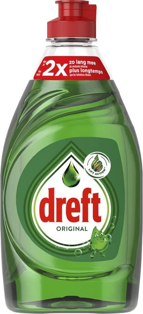 Dreft Original Afwasmiddel 340ml - 10 Pack 2 Dreft Original Afwasmiddel 340ml - 10 Pack - Afbeelding 2