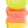 Lock&Lock (mini) Vershoudbakjes Set Met Deksel - Snackdoosjes - Snackbox - Set Van 4 Stuks - Kinderen - Lekvrij - BPA Vrij - Klein - 180 Ml - Multicolor