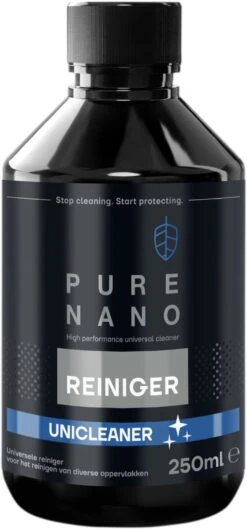 PURE NANO Glas - Nano Coating Voor 5 Jaar Heldere Ramen Met Minder Schoonmaakwerk - 250 Ml -Levensrandproducten 560x1200