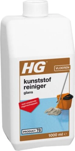 HG Kunststofreiniger Glans - Glansherstel - Geschikt Voor O.a. Pvc, Gietvloeren En Linoleum -Levensrandproducten 596x1200