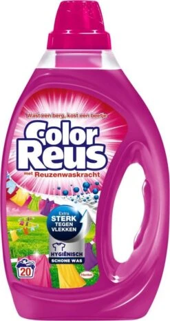 Color Reus Gel Vloeibaar Wasmiddel - Gekleurde Was - Voordeelverpakking - 120 Wasbeurten -Levensrandproducten 637x1200