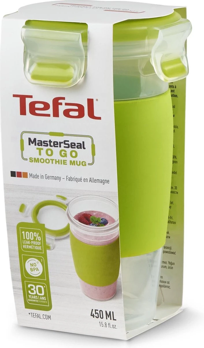 Tefal Masterseal To Go Smoothie Mug - 0,4L 6 Tefal Masterseal To Go Smoothie Mug - 0,4L - Afbeelding 6