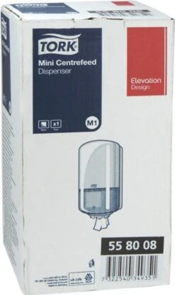 Tork Mini Centerfeed Poetspapier Dispenser Kunststof Zwart M1 -Levensrandproducten 711x1200 1