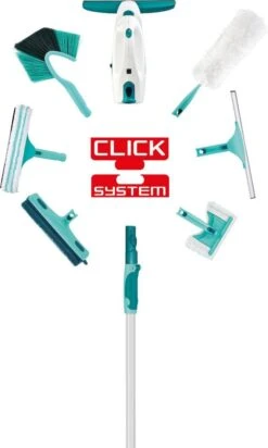 Leifheit Telescoopsteel Aluminium 145-400 Cm Click System 8 Leifheit Telescoopsteel Aluminium 145-400 Cm Click System -Levensrandproducten 720x1200