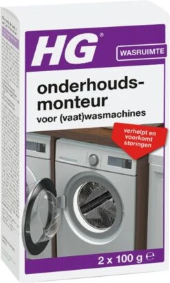 HG Onderhoudsmonteur - 2 X 100 Ml - Verhelpt En Voorkomt Storingen - Voor Een Langere Levensduur Van De Vaatwasser En Wasmachine - Biologisch Afbreekbaar -Levensrandproducten 723x1200 1