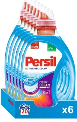 Persil® Persil Active Gel Color - Vloeibaar Wasmiddel - Voordeelverpakking - 6 X 20 Wasbeurten -Levensrandproducten 761x1200