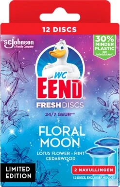 WC-Eend Fresh Discs Floral Moon + Navulling 12 Discs -Levensrandproducten 767x1200