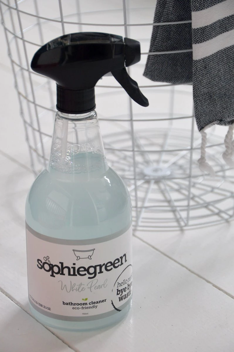 SophieGreen White Pearl Badkamerreiniger 3x2 Navullingen (=6x750 Ml) 4 SophieGreen White Pearl Badkamerreiniger 3x2 Navullingen (=6x750 Ml) - Afbeelding 4