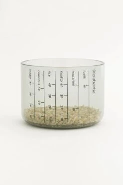 Brabantia Voorraadbussen Met Maatbeker Set Van 2 - 1,3 L - Dark Grey -Levensrandproducten 799x1200 13