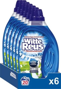 Witte Reus Gel - Vloeibaar Wasmiddel - Voordeelverpakking - 6 X 20 Wasbeurten 12 Witte Reus Gel - Vloeibaar Wasmiddel - Voordeelverpakking - 6 X 20 Wasbeurten -Levensrandproducten 824x1200 2