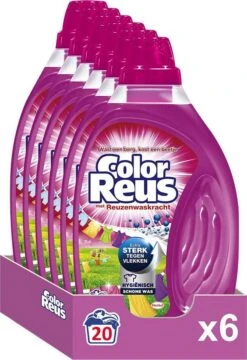 Color Reus Gel Vloeibaar Wasmiddel - Gekleurde Was - Voordeelverpakking - 120 Wasbeurten -Levensrandproducten 824x1200