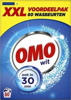 Omo Wit XXL Waspoeder 80 Wasbeurten -Levensrandproducten 851x1200