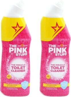 The Pink Stuff Set 6 Dlg- 2x Spray 750 Ml - 2x Toiletreinoger 750 Ml- 2x Miracle Paste 850 Gram -Levensrandproducten 883x1200