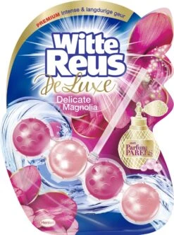 Witte Reus DeLuxe Toiletblok - Delicate Magnolia - WC Blokjes Voordeelverpakking - 10 Stuks -Levensrandproducten 894x1200 1