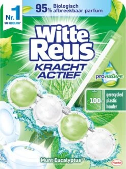 Witte Reus Toiletblok Kracht Actief Pro Nature Munt Eucalyptus -Levensrandproducten 898x1200 1