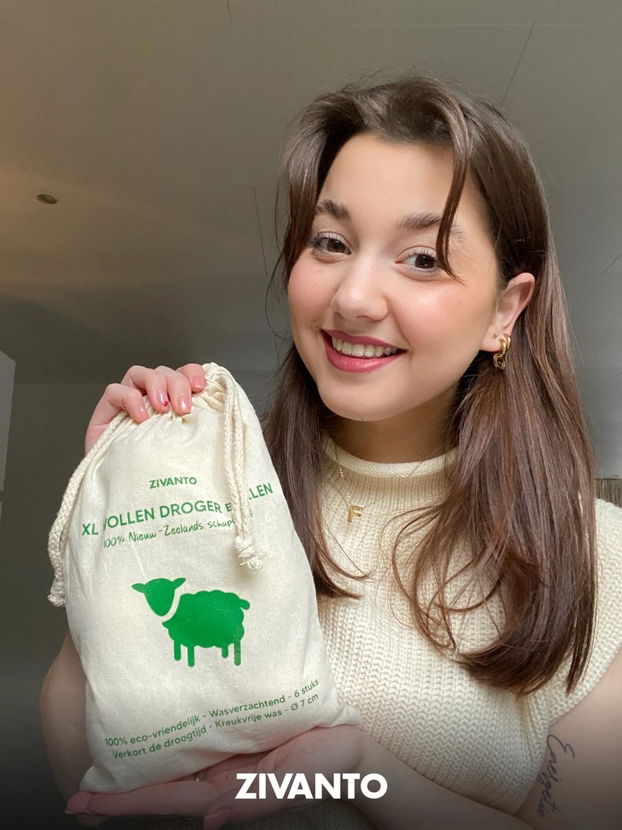 Drogerballen - Droogballen Voor Wasdrogers - Wasdrogerballen, Wasbollen & Wasballen - 100% Diervriendelijk, Duurzaam & Herbruikbaar - Duurzaam Cadeau - Energie Besparen - RWS Wol & Zero Waste - 6 Stuks Van Zivanto 6 Drogerballen - Droogballen Voor Wasdrogers - Wasdrogerballen, Wasbollen & Wasballen - 100% Diervriendelijk, Duurzaam & Herbruikbaar - Duurzaam Cadeau - Energie Besparen - RWS Wol & Zero Waste - 6 Stuks Van Zivanto - Afbeelding 6