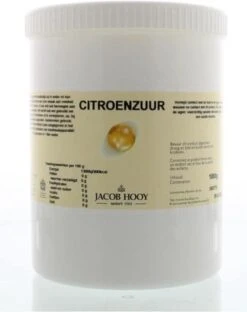 Jacob Hooy Citroenzuur Meelkristal 1 Kg -Levensrandproducten 949x1200 1