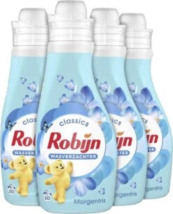 Robijn Classics Morgenfris Wasverzachter - 4 X 30 Wasbeurten - Voordeelverpakking -Levensrandproducten 976x1200